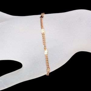 18K Yellow Gold Filled Unisex Fashion  Bracelet
